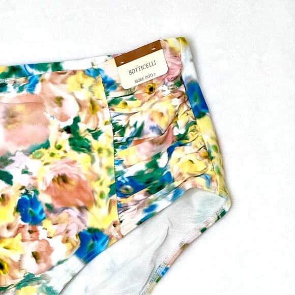 NWT 14 Artesands Odette Botticelli Floral Bikini High Waist Bottoms Swim Suit - Picture 3 of 11